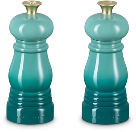 Le Creuset Mini Peper- en zoutset - Bleu Riviere - 11 cm