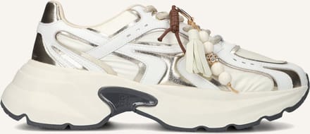 GIO+ Dalia Sneakers - Leer - Dames - Wit - Maat 40