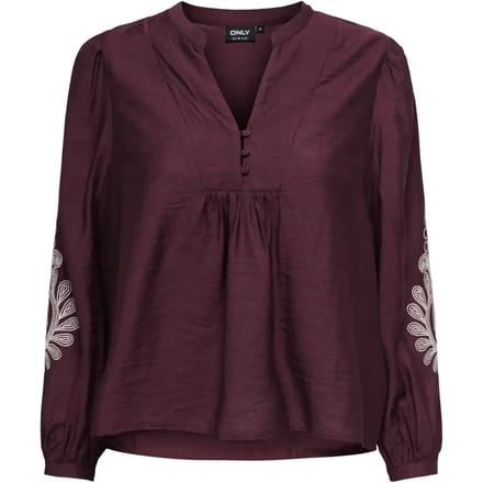 ONLY - ONLKANA 7/8 TOP WVN - Dames - Blouses