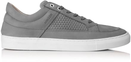 Hinson velo padded sneakers heren grijs nubuck