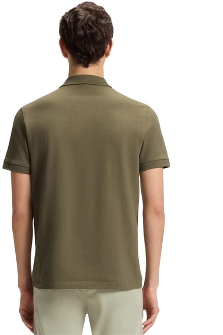 poloshirt Boss Orange groen 2-knoops