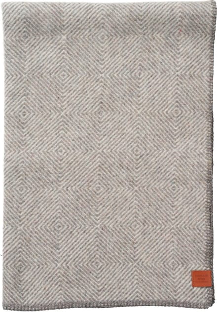 Klippan 100% eco wol ledikantdeken - Gooseye grijs - 90x130cm