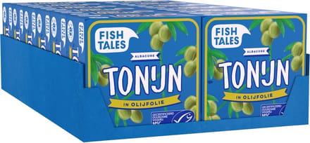 Fish Tales - Albacore tonijn - 12 pack - Olijfolie - 80g - MSC