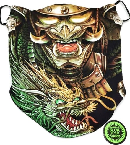 Design Biker sjaals - Biker-sjaal Samourai Draak