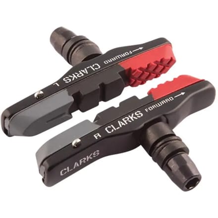 Paar asymmetrische remschoenhouders Clarks Cycle Systems V-Brake