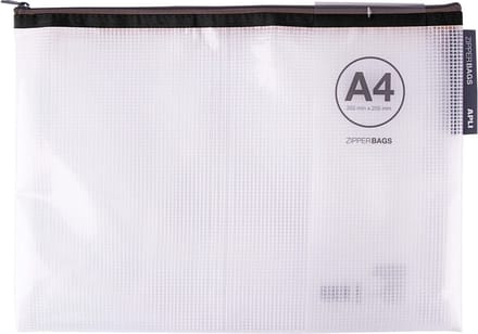 APLI - zipper bag A4 - 1 stuk
