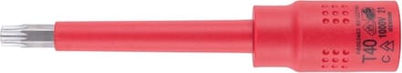Wurth - VDE-dopsleutel, 3/8 inch, TX, lang - VDE 3/8 inch TX dopsleutel, lang x 1 st Soort aandrijving Binnenvierkant Aansluiting TX40
