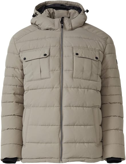 s.Oliver - male - Sportief pufferjack met afneembare capuchon