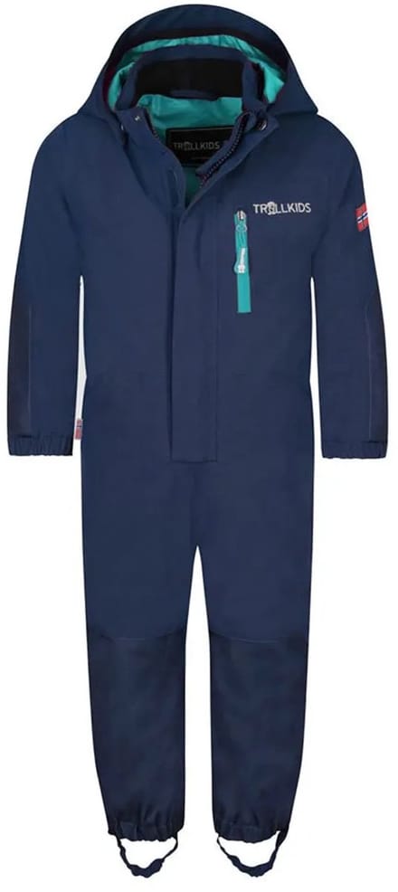 Trollkids Bergen Overall Blauw 122 cm Kinderen