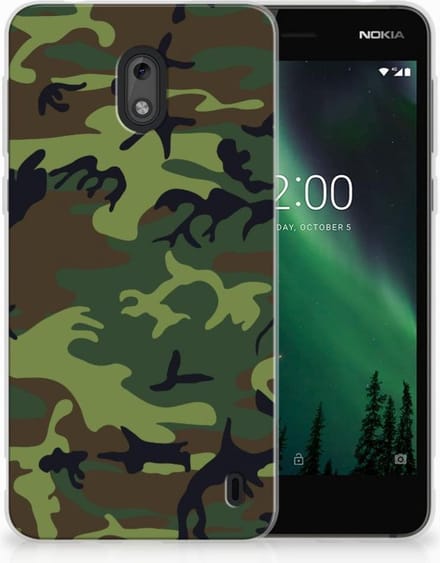 Nokia 2 TPU bumper Army Dark