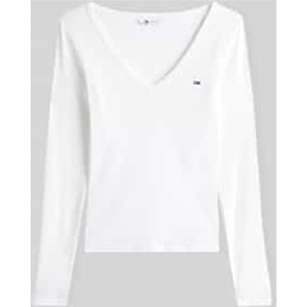 Slim fit shirt met lange mouwen met logodetail