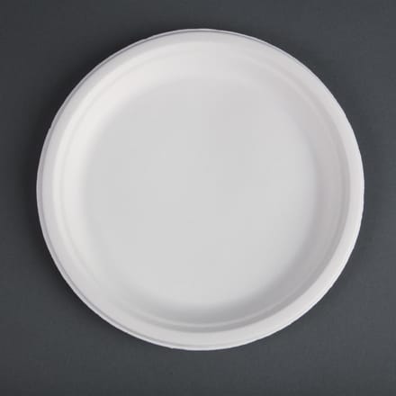 Fiesta Compostable composteerbare bagasse borden 26cm (50 stuks)
