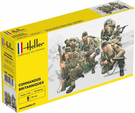Heller - 1/72 British Commandoshel49632 - modelbouwsets, hobbybouwspeelgoed voor kinderen, modelverf en accessoires