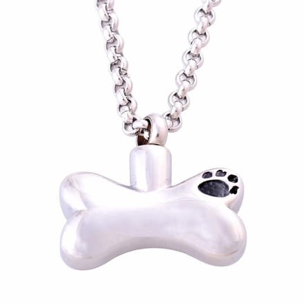 Fako Bijoux® - Ketting - Ashanger / Assieraad - Bot Met Pootjes - Staal