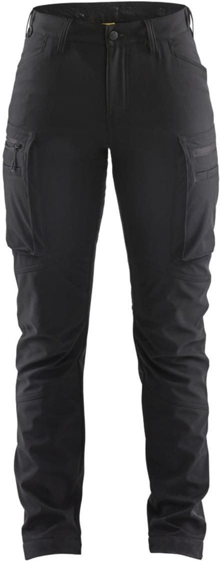 Blaklader 7177-2513 Dames softshell service winterwerkbroek - Zwart - C40