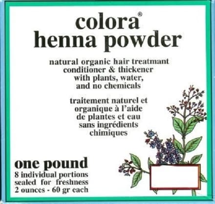 Colora Henna - haarkleurpoeder- 8x60gr - Auburn
