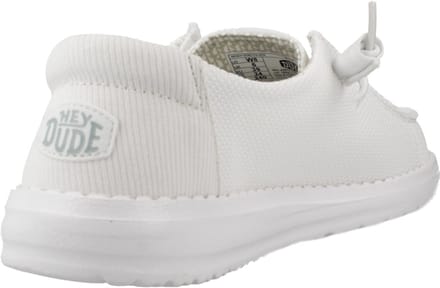 HEYDUDE Wendy Stretch Sox - Dames Mokasins - 40 - Wit - Flex & Fold Technologie