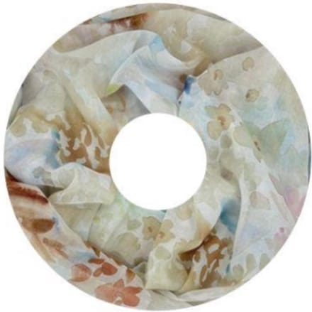Dunne Colsjaal - Print - Khaki - 80 x 50 cm (20272#)