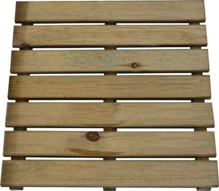 Houten Doucheplank 50x50 cm Geïmpregneerd en Schimmelwerend