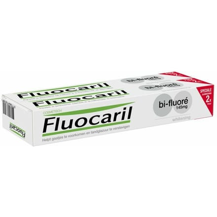 Fluocaril Tandpasta Bi-fluore 145 White 2x75ml