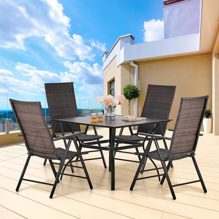 Luxe Poly Rattan Tuinset – Weerbestendig – 94 cm – Industrohome