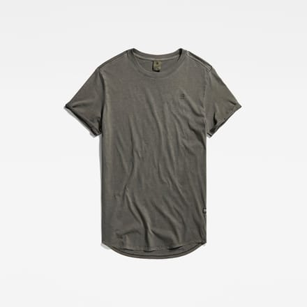 relaxed fit t-shirt van puur katoen model 'Lash washed'