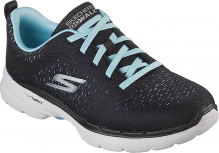 Skechers - GO WALK 6 - ADORA - Black Aqua - 40