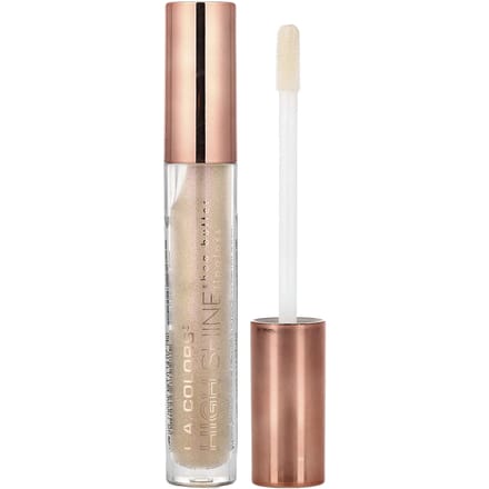 LA. Kleuren, Hoge Glans, Shea Butter Lipgloss, CLG998 Sugar Lips, 4g (0,14 oz) beige