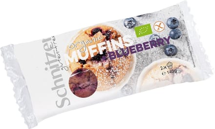 Schnitzer Muffin Bosbessen Bio 140 gr