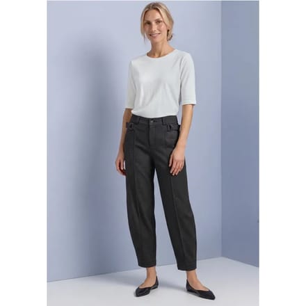 Barrel Leg broek met gespdetail