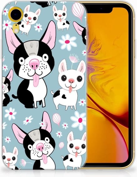 Apple iPhone Xr TPU Hoesje Hondjes