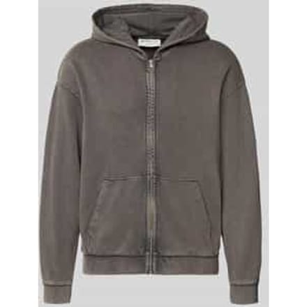 relaxed fit sweatjack van puur katoen