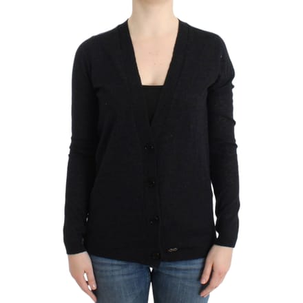 Costume National Grijze wol-alpaca cardigan