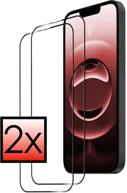Screenprotector - 2 Stuks - Geschikt voor Apple iPhone 16e / 17e - Full Cover - Beschermglas - Gehard Glas - Tempered Glass - Screen Protector