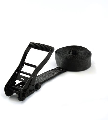 Heavy Duty Spanband (Sjorband) 5T – 8m x 50mm – Zwart
