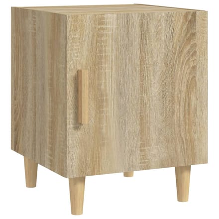 vidaXL - Nachtkastjes - 2 - st - bewerkt - hout - sonoma - eikenkleurig