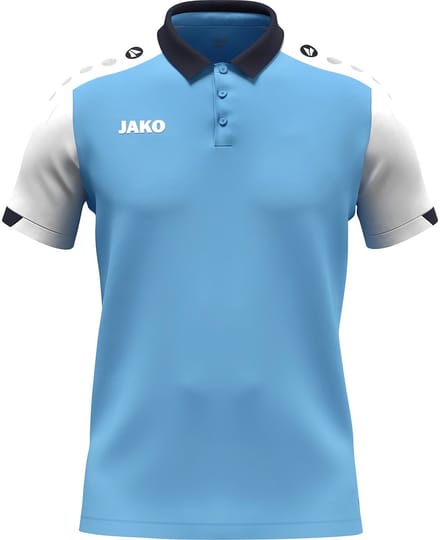Jako Dynamic Polo Heren - Hemelsblauw / Wit / Marine | Maat: 4XL