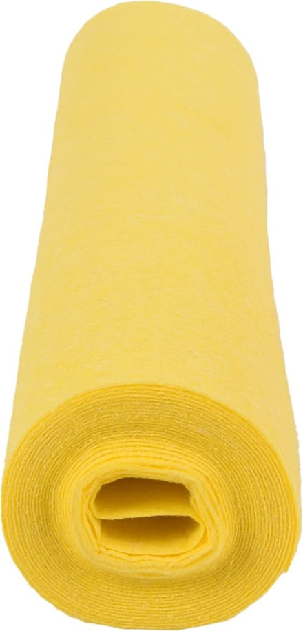 4 meter rol Poetsdoeken Geel - reinigingsdoek - Sopdoeken - A kwaliteit