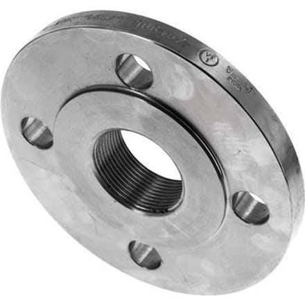Draadflens DN40-PN16 Rp 1-1/2'' RVS 1.4571 DIN 2566