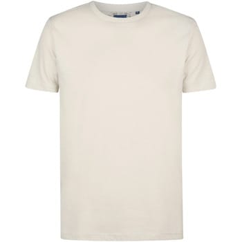 Petrol Industries - Heren Effen T-shirt Waveviewcrest - Wit - Maat XXL