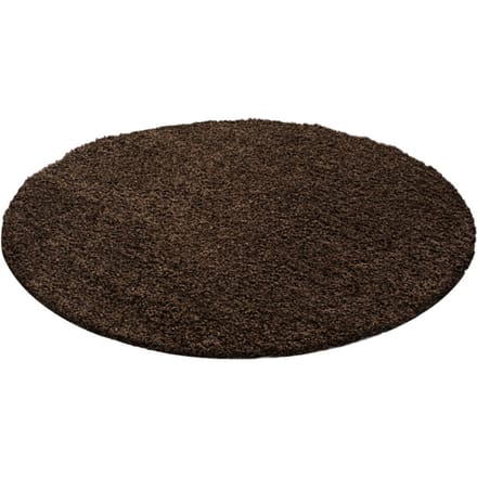 Muratap Basic rond shaggy vloerkleed hoogpolig- 200 cm rond
