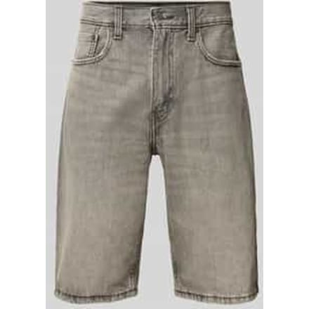 Korte loose fit jeans in 5-pocketmodel