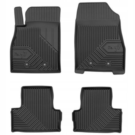 FROGUM 77 Automatten - Geschikt voor OPEL AMPERA (2012-2014) - TPE Rubber - Zwart