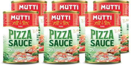 Mutti Pizzasaus Aromatica 6 x 400 gram