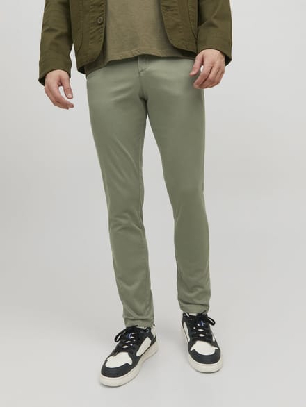 JACK & JONES Marco Bowie slim fit - heren chino - olijfgroen