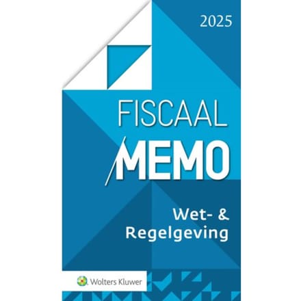 Fiscaal Memo / 2025