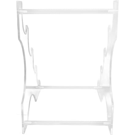 Support de sabre laser de bureau en acrylique 4 niveaux Support de sabre laser Râtelier d'exposition pour épées Transparent white