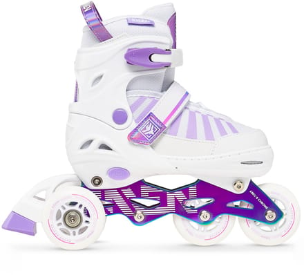 RAVEN Oxen 3-in-1 Verstelbare Skeelers 34-37 Wit/Neo Chrome
