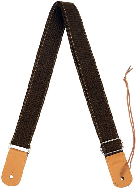 Cascha HH 2201 ukelele draagband katoen bruin