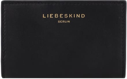 LIEBESKIND BERLIN Leren Kaarthoes Cloud Sheep Natural Lilith Card Case Black Zwart